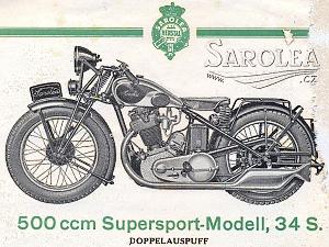 Saroléa 34S, 500 OHV, 1934